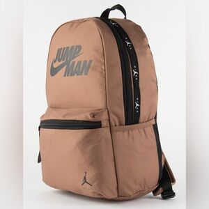 JORDAN Jumpman By Nike Backpack Brown School Laptop Bag